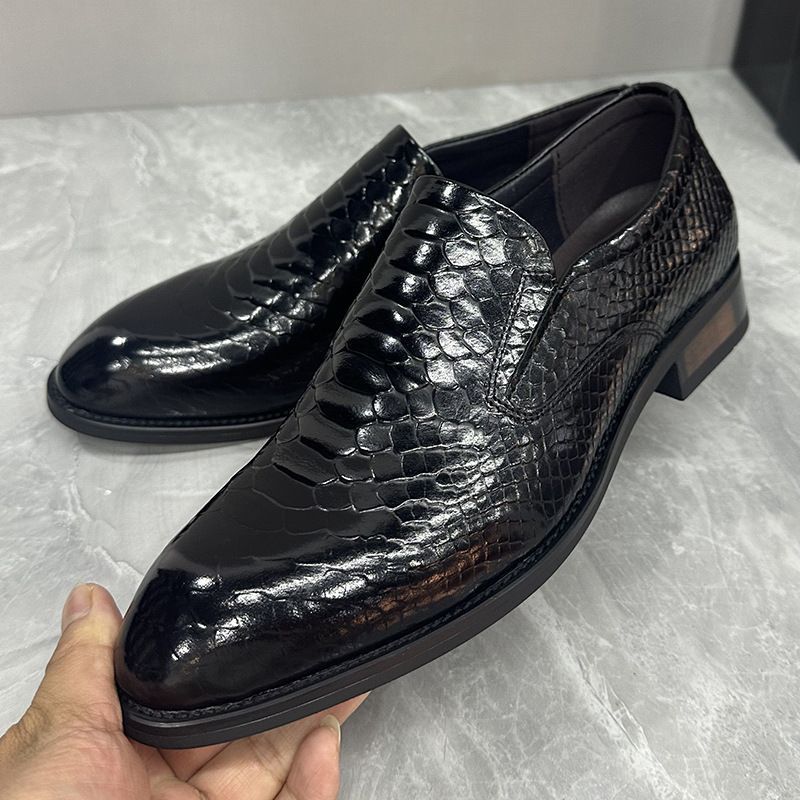 Men's Layer Cowhide Pure Inside Genuine Soft Bottom Men's Casual Leather Shoes