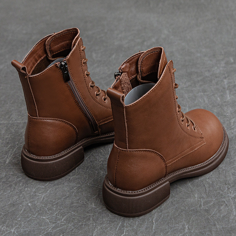 Women's Martin Plus Size Short British Style Boots