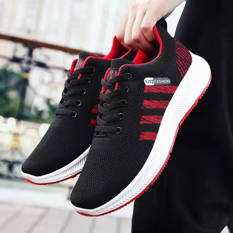 Men's Summer Breathable Trendy Board Mesh Cloth Sneakers