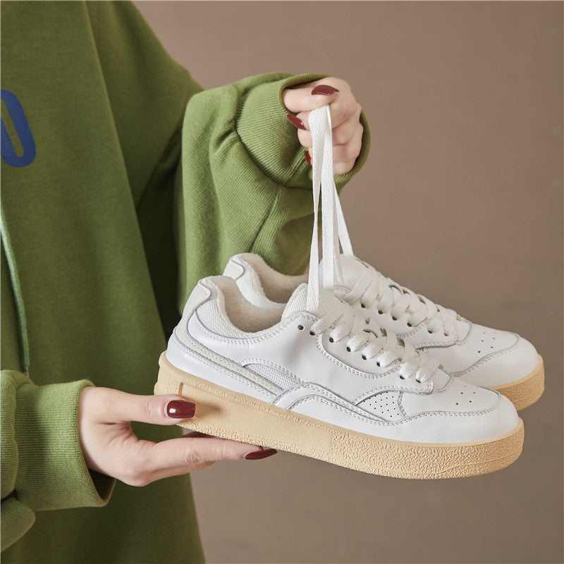 Women's Platform Muffin Sports Flat Pumps Trendy Sneakers