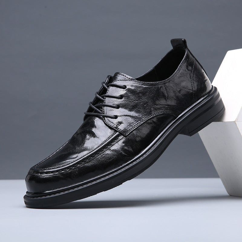 Men's Formal Business Fashion Office Top Layer Leather Shoes