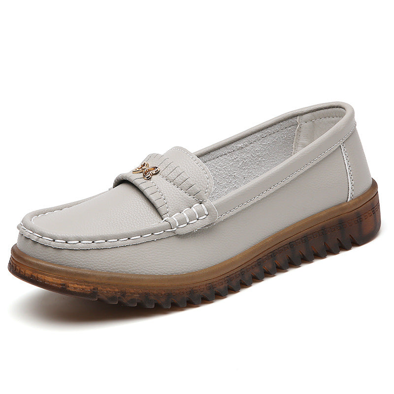 Women's Wear Mom Genuine Soft Bottom Low-cut Women's Shoes