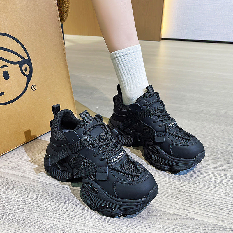 Women's Thick-soled Daddy Sports Small Versatile Height Increasing Sneakers