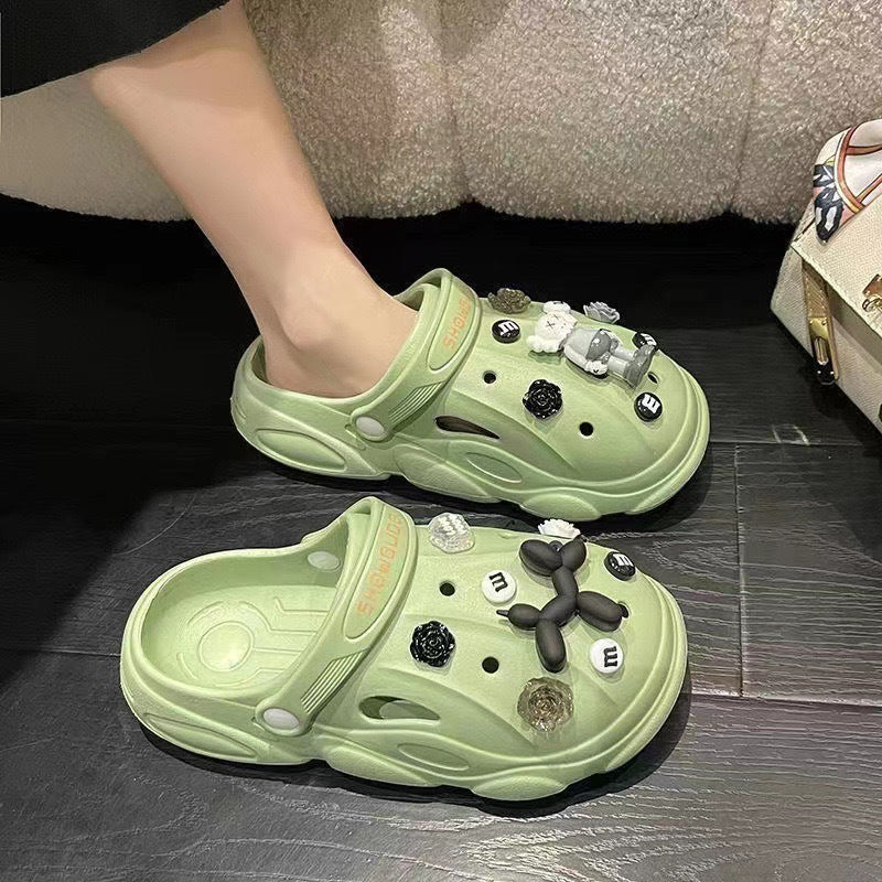 Supermarket Summer Outdoor Hole Closed Toe Go Women's Shoes