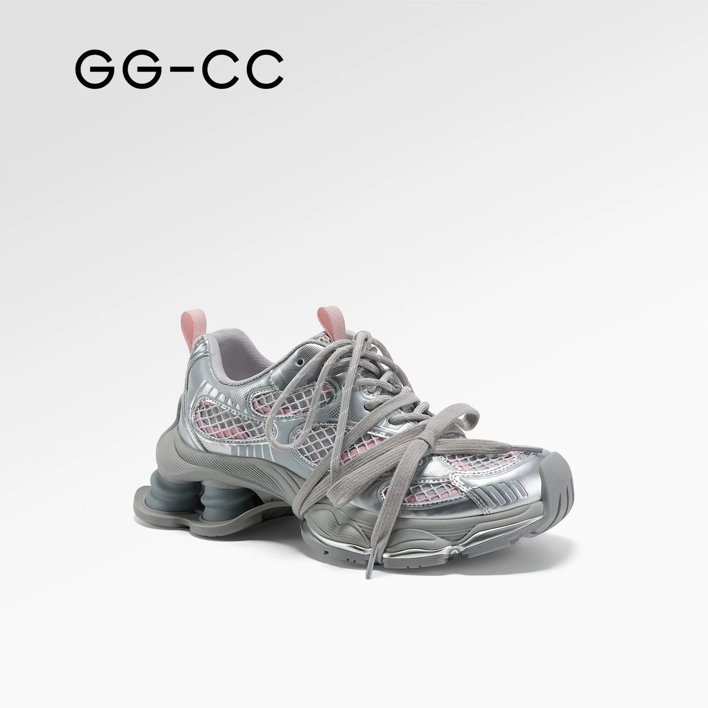 Women's Lin Yun Particle Spring Distressed Platform Casual Shoes