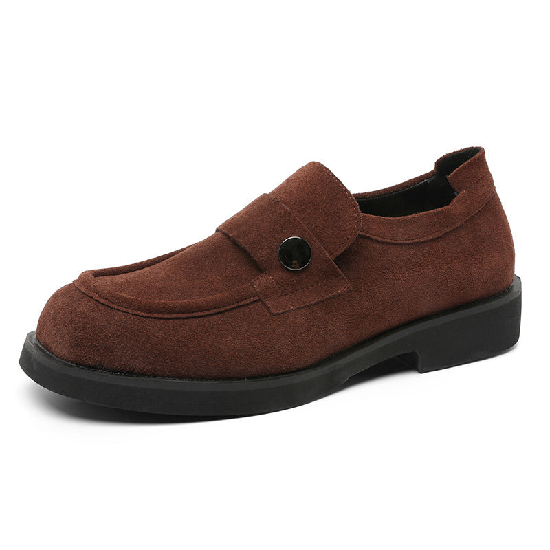 Men's British Style Summer Slip-on Suede Loafers