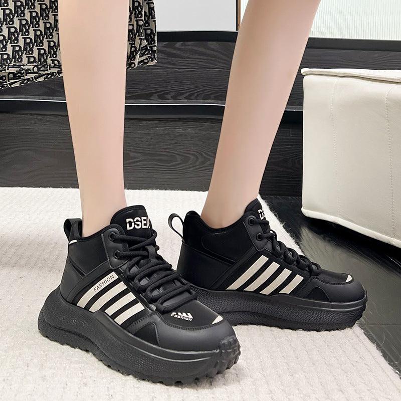 Magnetic Vibration Sole Massage Autumn Thick Lightweight Women's Shoes