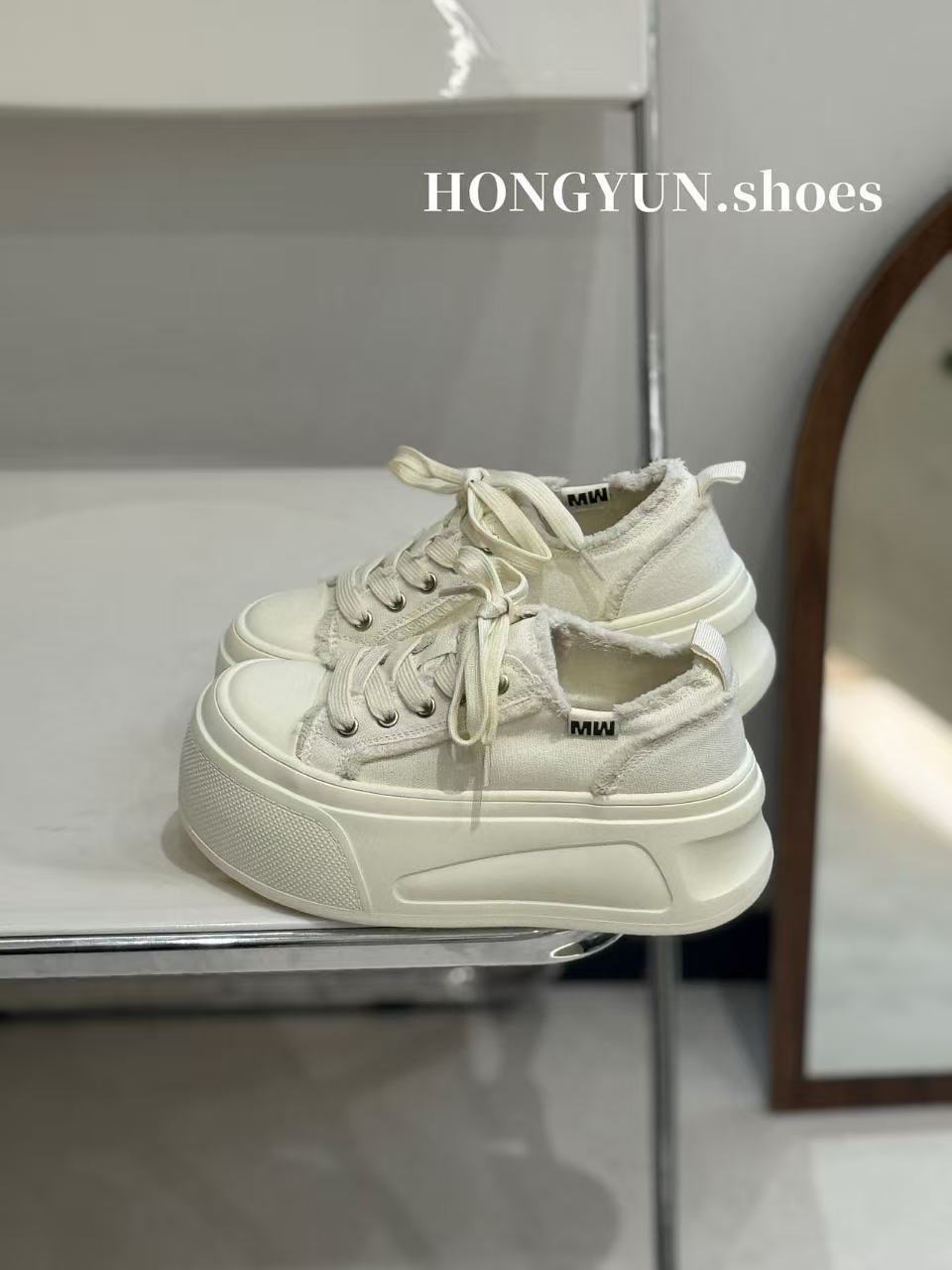 Women's Rhyme Thick Bottom Early Spring Versatile Women's Casual Shoes