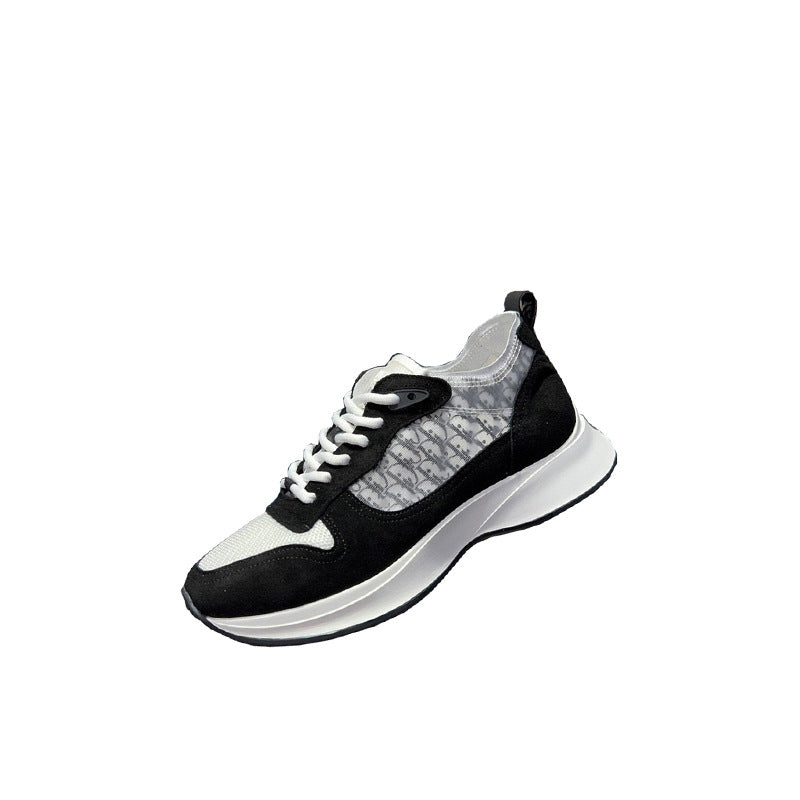 Men's Trendy Letter Home Presbyopic Embroidered Platform Men's Board Shoes