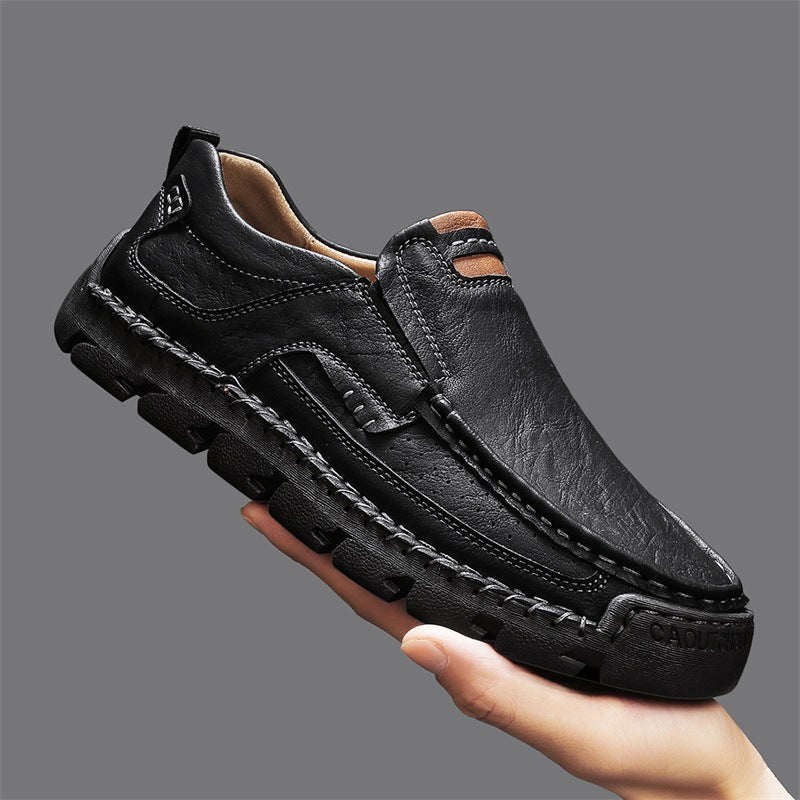 Men's Large Size Trendy Handmade Stitching Men's Shoes