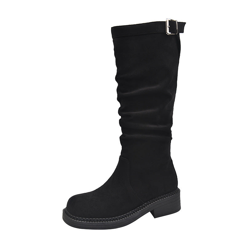 Women's Style Thick Leg Big Tube Circumference Boots