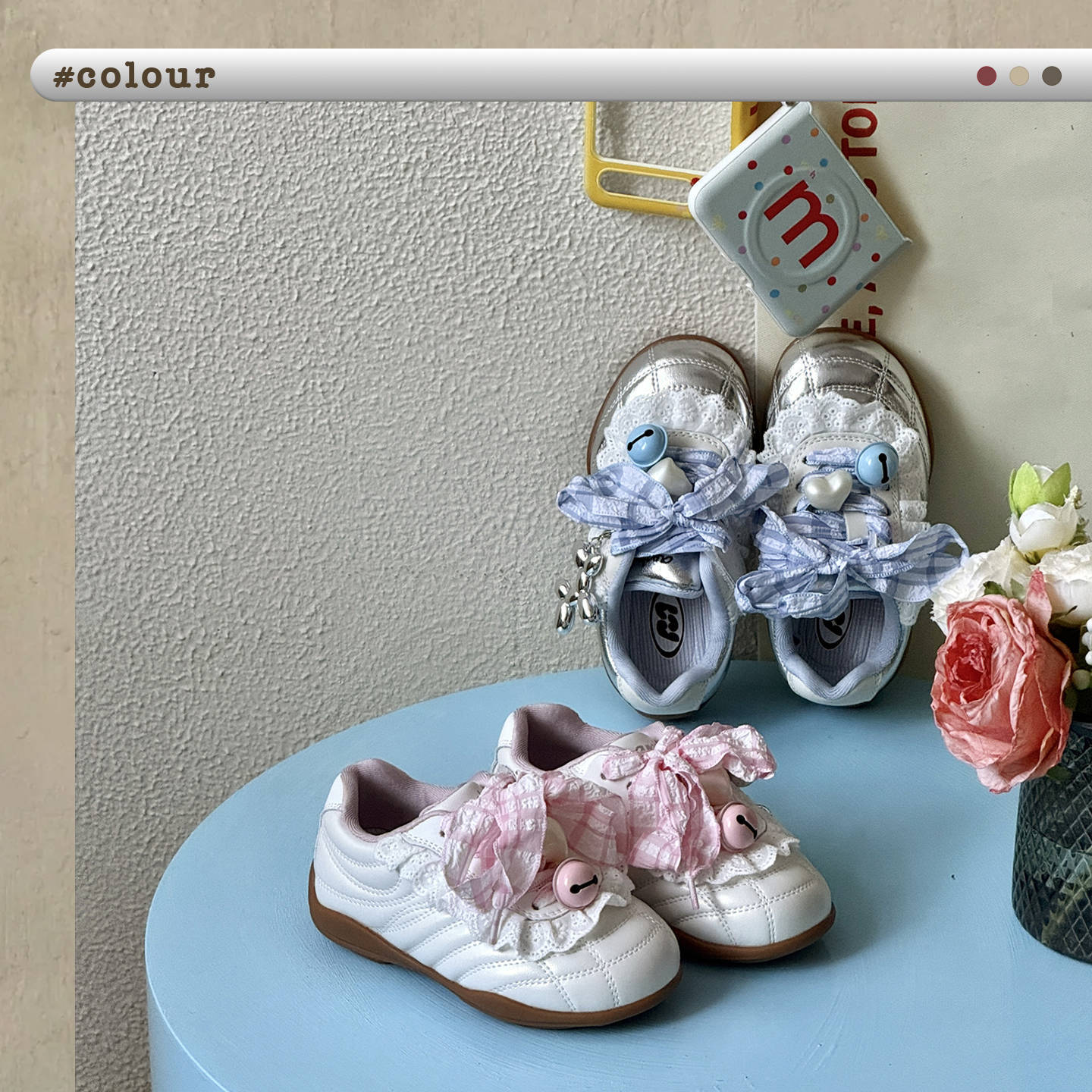 Magic Dreaming Paris Designer Model Stitching Velcro Children's Sports Shoes