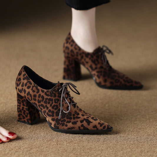 Women's Retro Pumps Spring Temperamental Minority High Women's Fashion Shoes