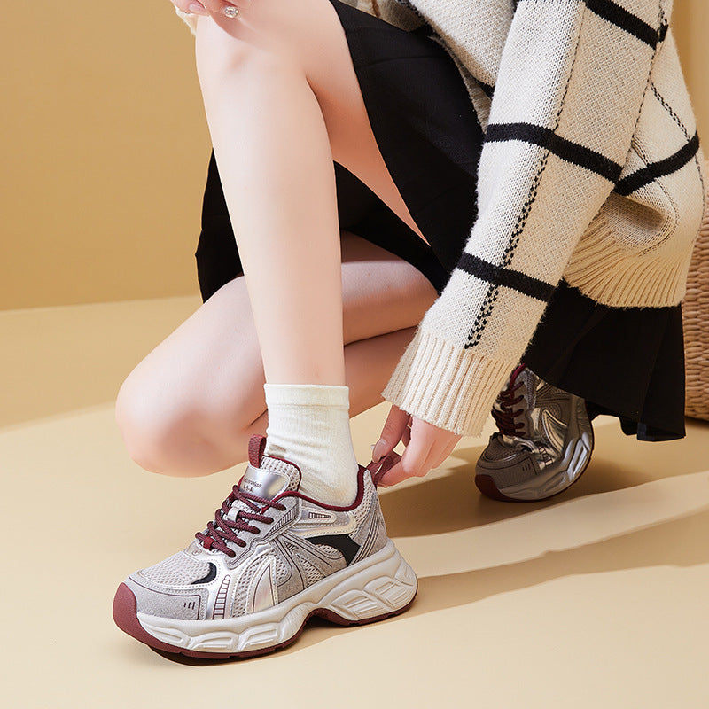 Women's Dad Trendy Autumn Korean Fashion Platform Women's Sports Shoes