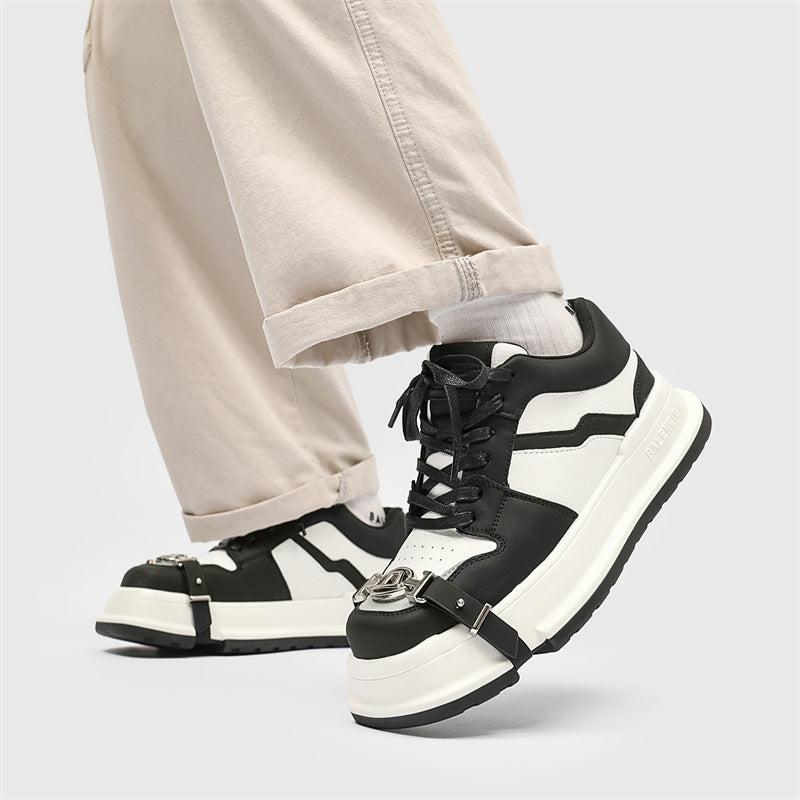 Design Breathable Trendy Platform Hight Increasing Sneakers