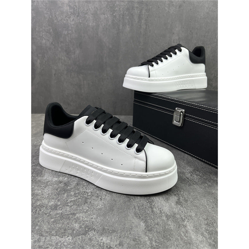 Men's Boys White Spring Platform Korean Fashion Men's Sports Shoes
