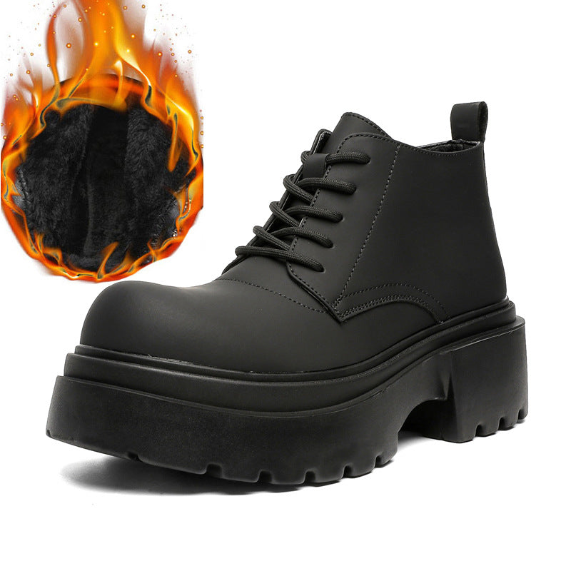 Men's Style Thick Bottom Short Martin Trendy Boots