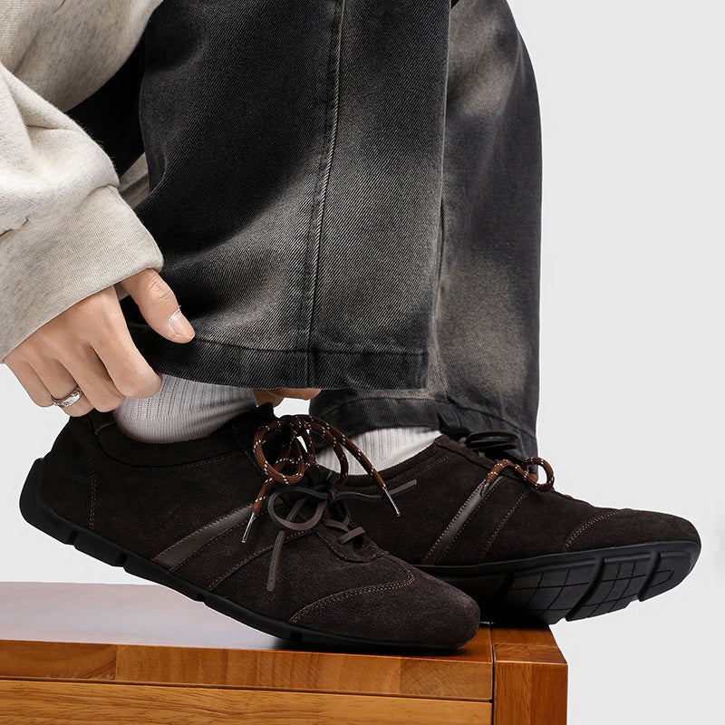 Men's German Training Jogging Soccer Sports Brown Men's Board Shoes