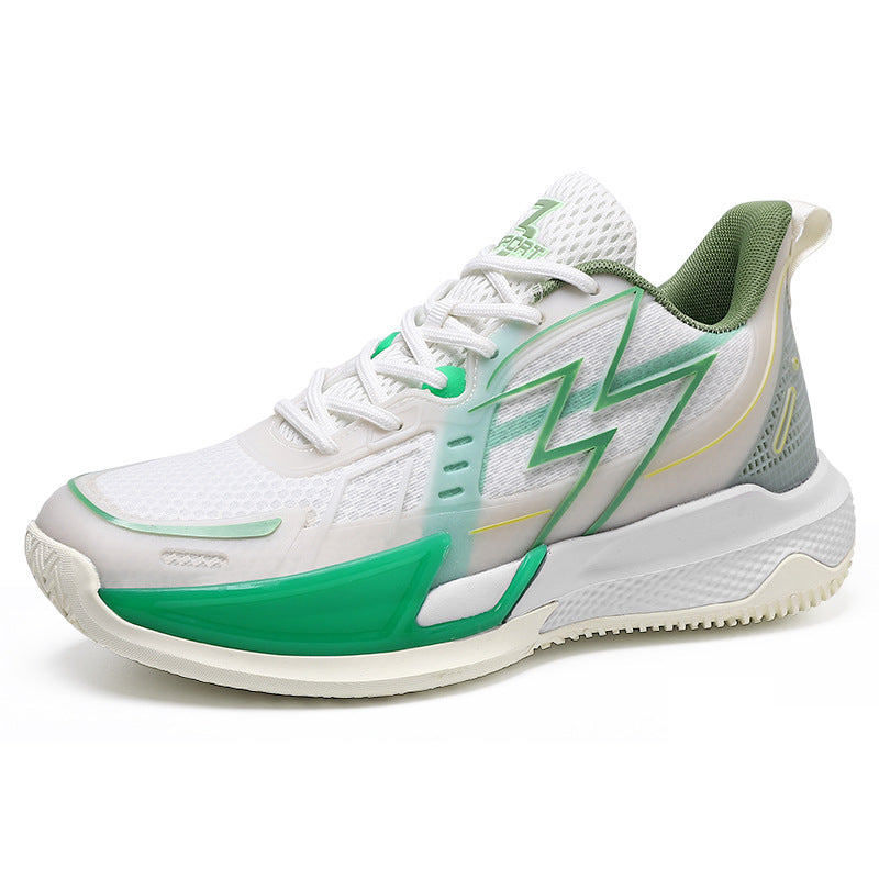 Women's & Men's For Korean Style Fashionable Mesh Breathable Basketball Luminous Shock Men's Sports Shoes