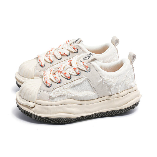 Tassel Shell Toe Dissoed Summer Trendy Patchwork Women's Board Shoes
