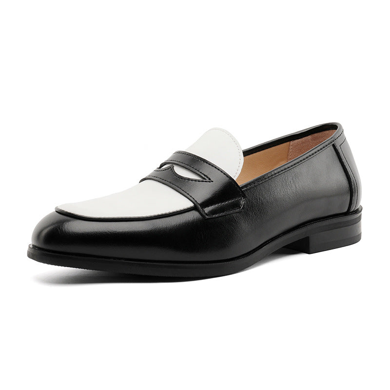 Men's Stylish Handmade British One Pedal Lazy Leather Shoes