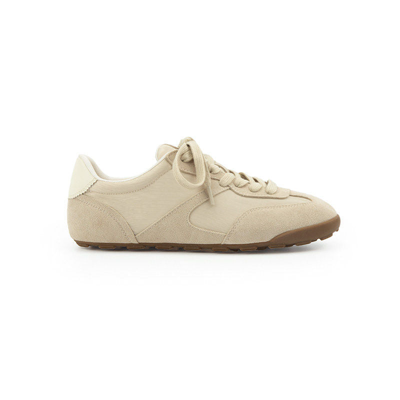 Second Hair First Layer Contrast Color Stitching Classic Toe Holder Women's Sports Shoes
