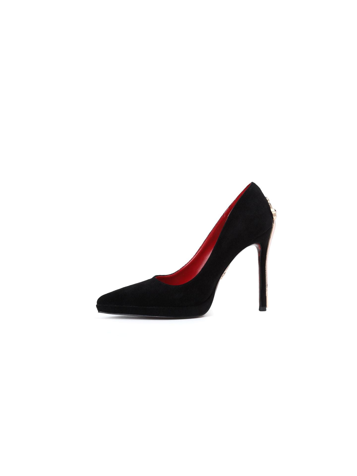 Women's Platform Golden Blade Stiletto Pointed Red Bottom Adult High Heeled Sandals