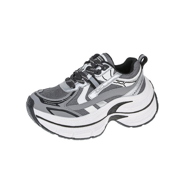 Women's Thick-soled Dad Small Height Increasing Color Sneakers