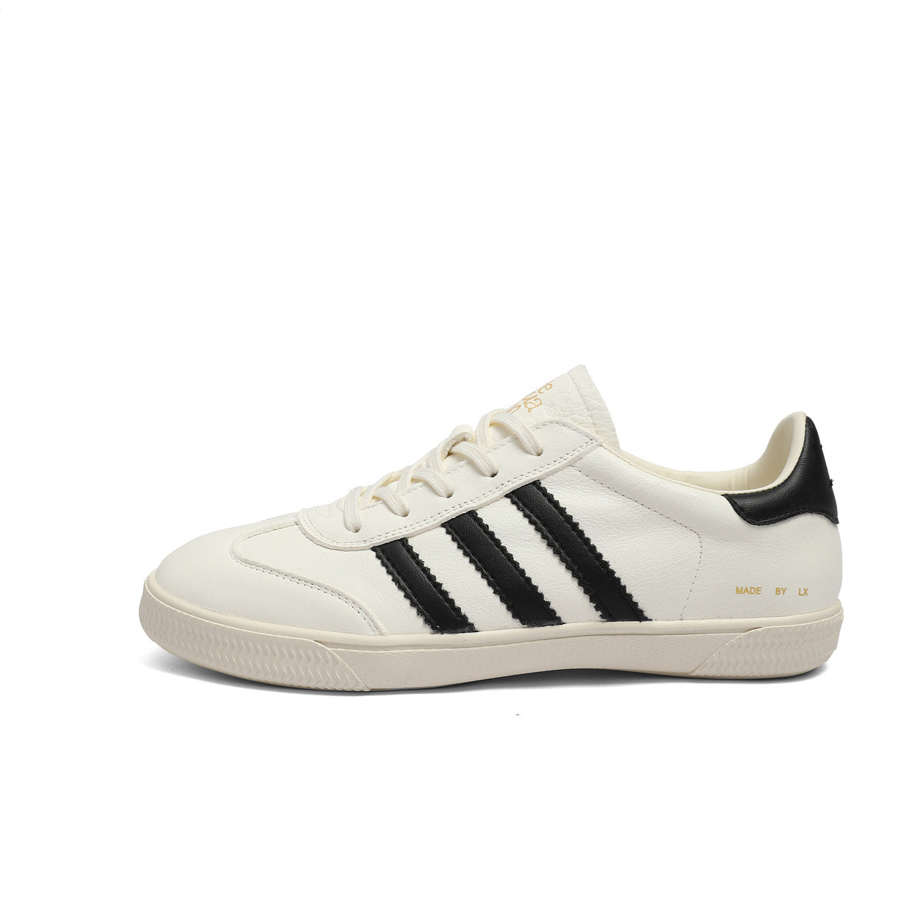 Women's Layer Cowhide Easy Wear Four German Training Flat Sports Sneakers