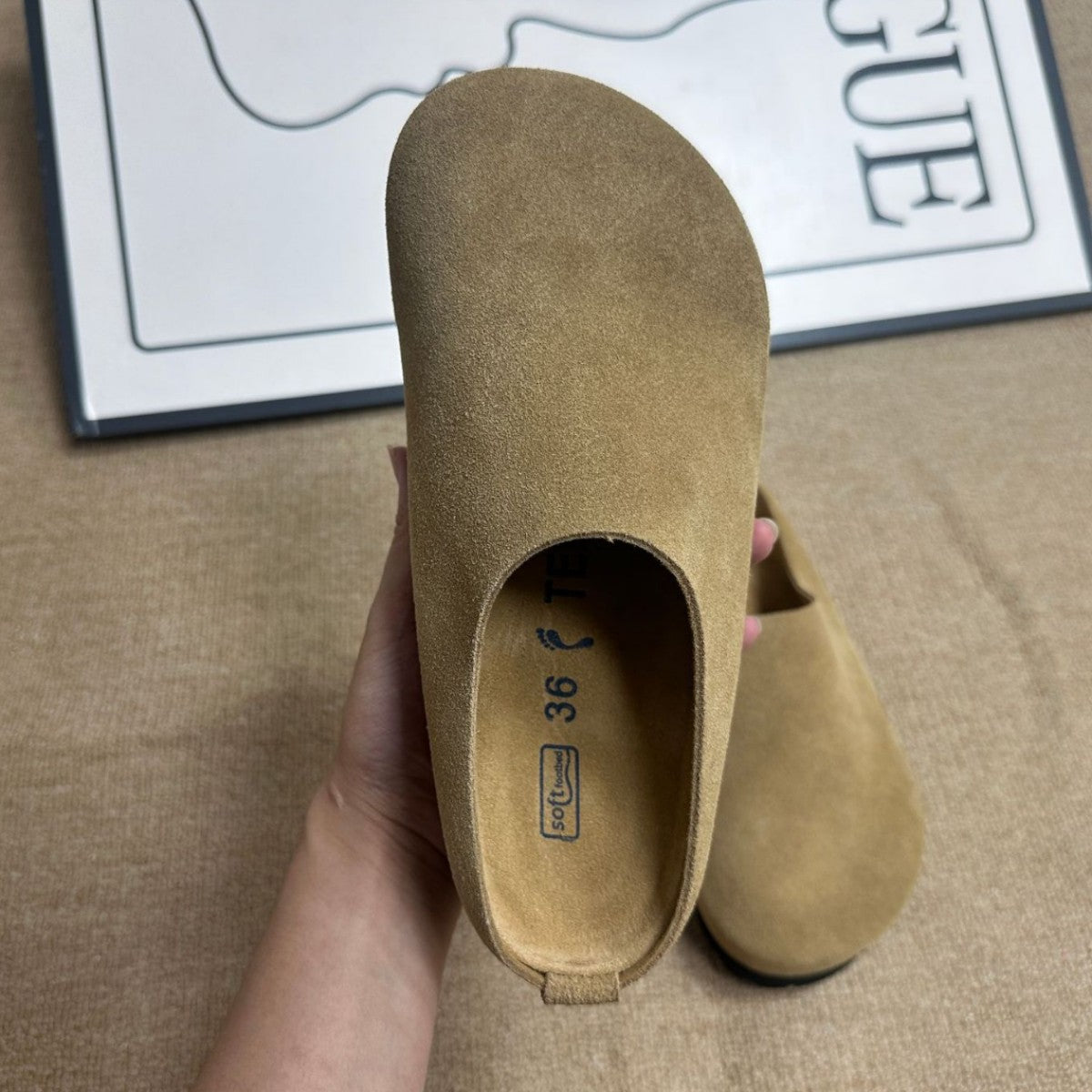 Closed Toe One Pedal Half Lazy Slippers