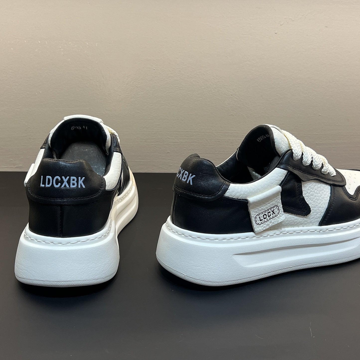 Men's Autumn White British Simple Versatile Platform Men's Board Shoes