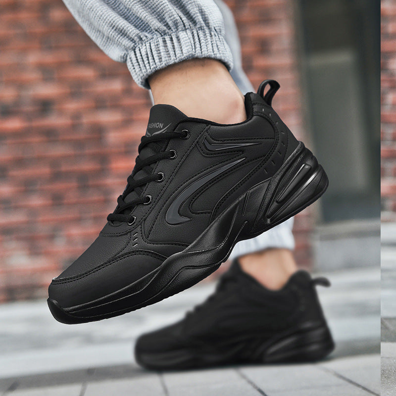 Men's Black Tendon Sole Waterproof Dad Plus Size Men's Sports Shoes
