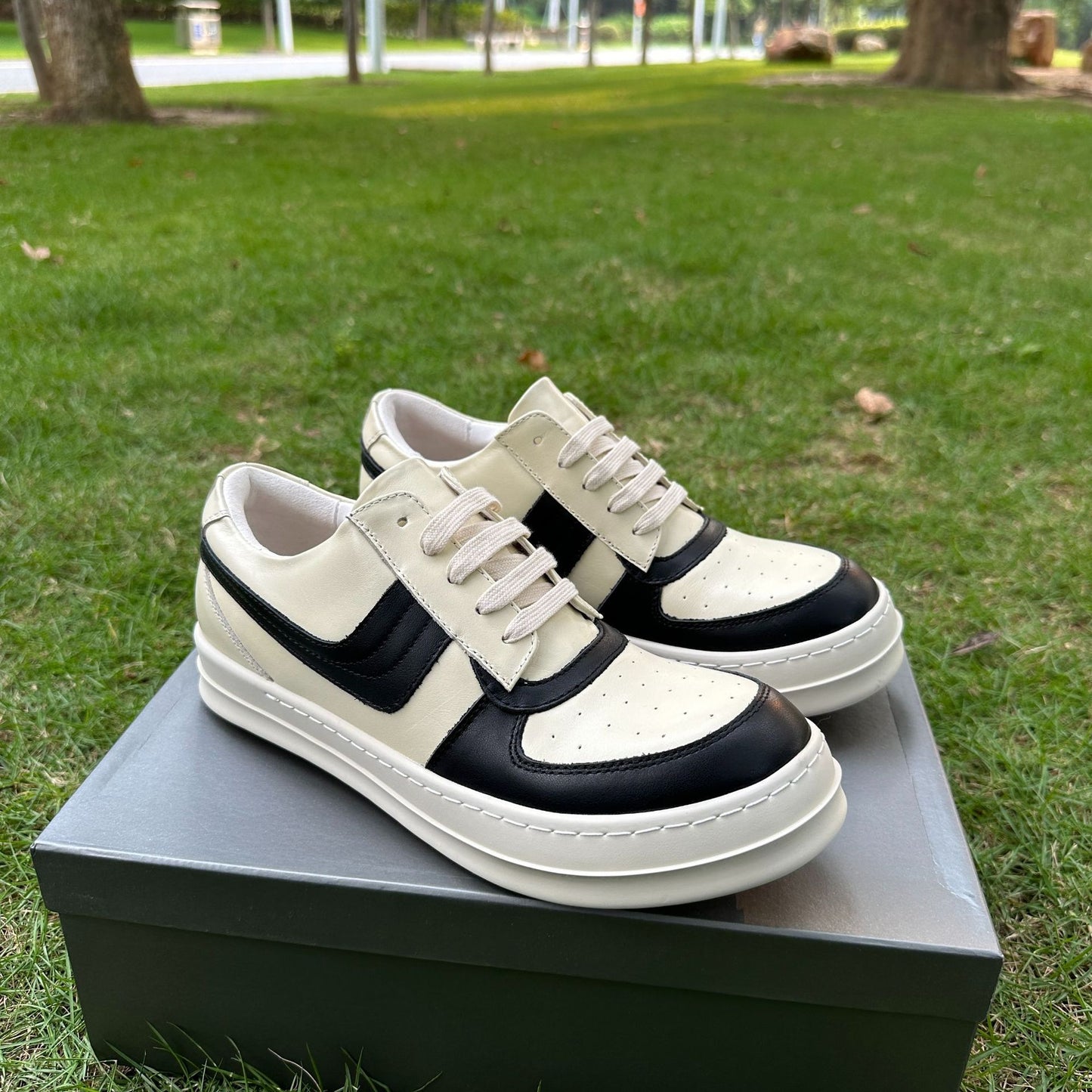 Genuine Board Male Female Large Size Platform High Sneakers