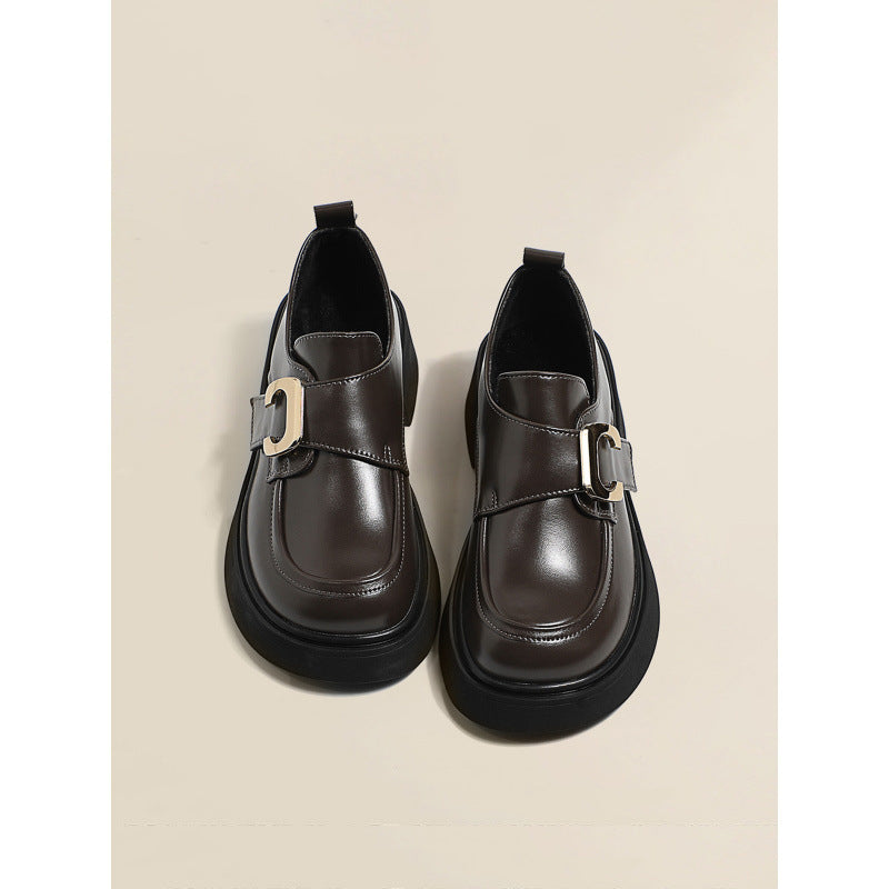 Women's Versatile Small Autumn British Style Platform Women's Fashion Shoes
