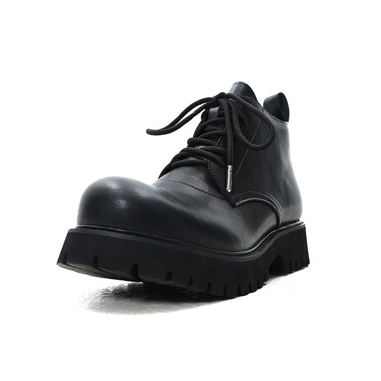 Women's & Men's Autumn Platform Martin Niche Tooling Motorcycle Boots