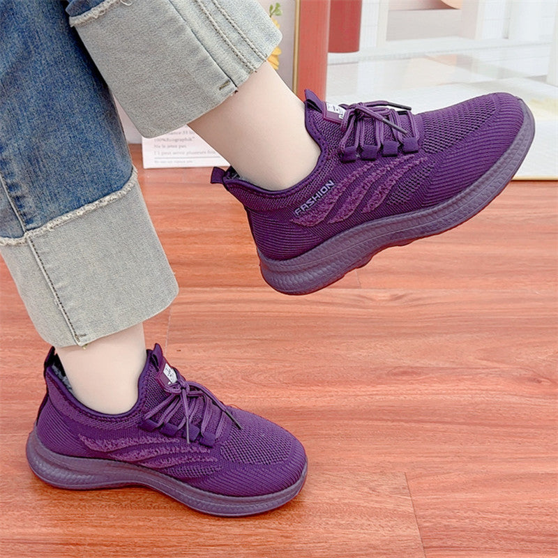 Women's Fleece Lined Padded Warm Keeping Sports Cotton Soft Bottom Women's Shoes