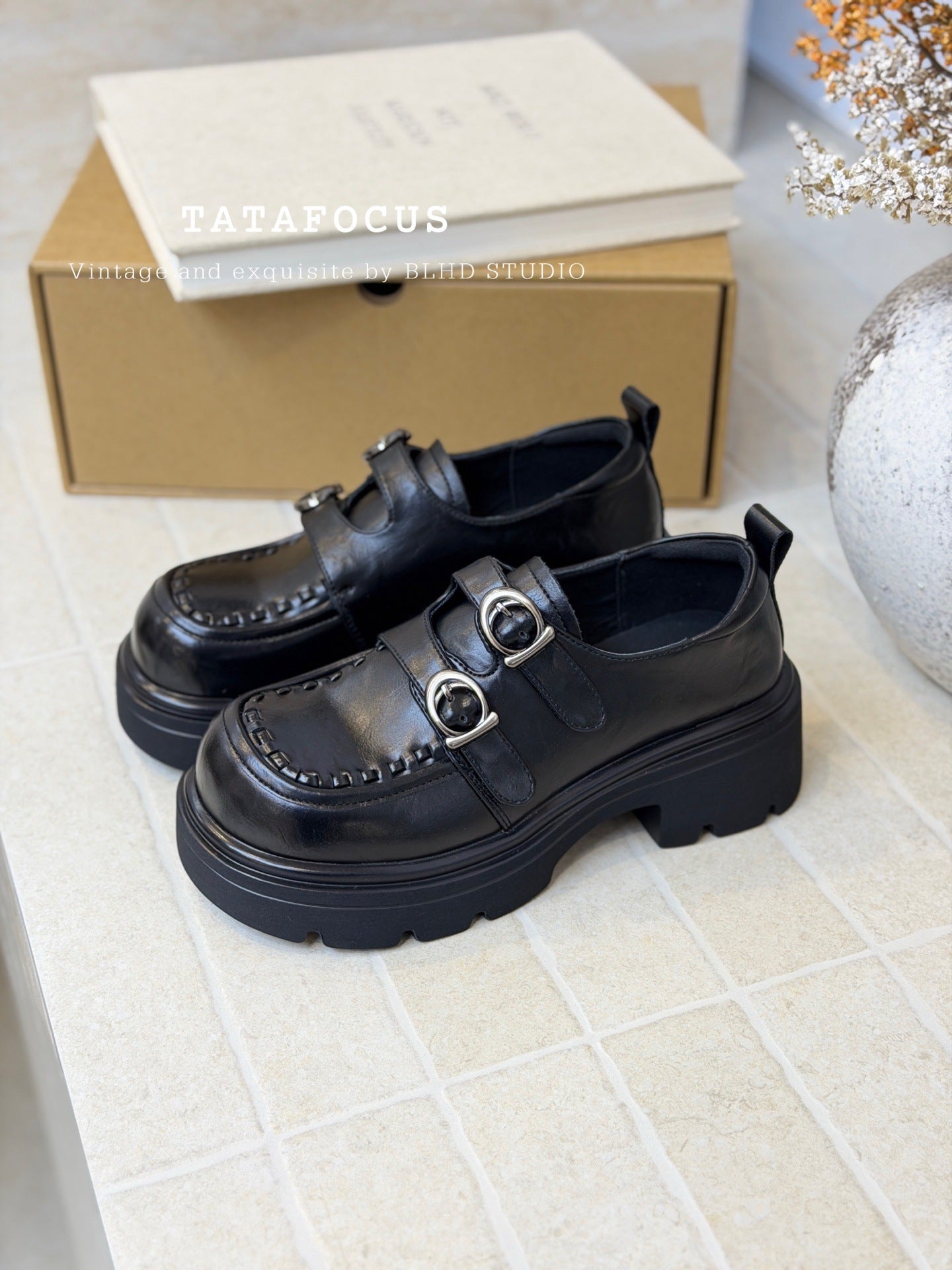 Women's French Retro Hidden Elevator Platform Autumn Inner Match Women's Casual Shoes