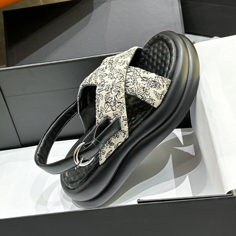 Women's Platform Summer Outdoor Roman Versatile Leisure Sandals
