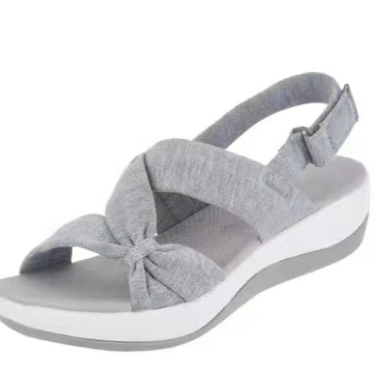 Women's Platform Plus Size Roman Simple Fish Sandals