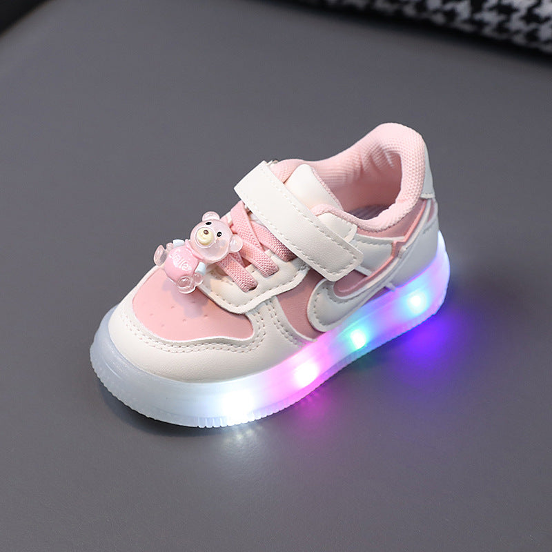 Children's Board Spring Toddler Surface Soft Bottom Kid's Sneakers