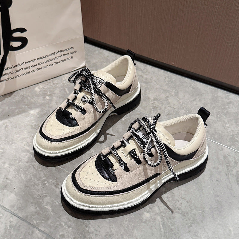 Women's Stylish Height Increasing Classic Style Platform Casual Shoes