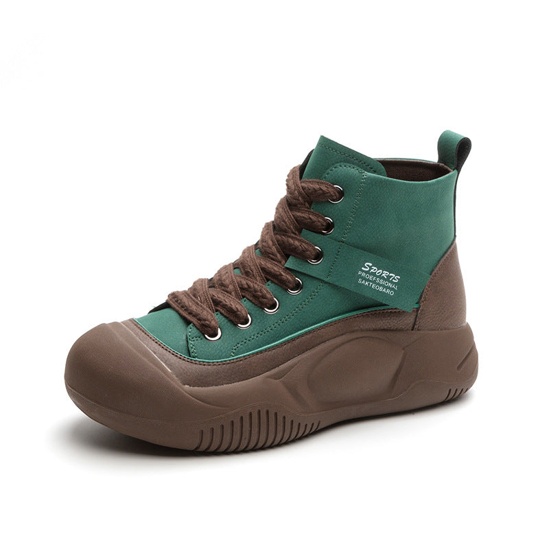 Women's Martin Autumn Platform Elevator Ankle Retro Casual Shoes