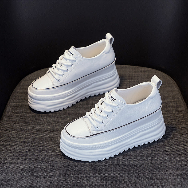 Women's & Men's Autumn Waterproof Platform Height Increasing Insole Casual Shoes