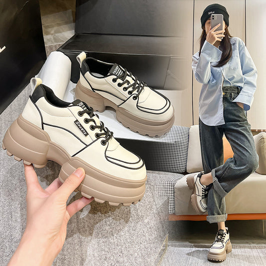 Women's Autumn Muffin Big Head Bread Height Casual Shoes