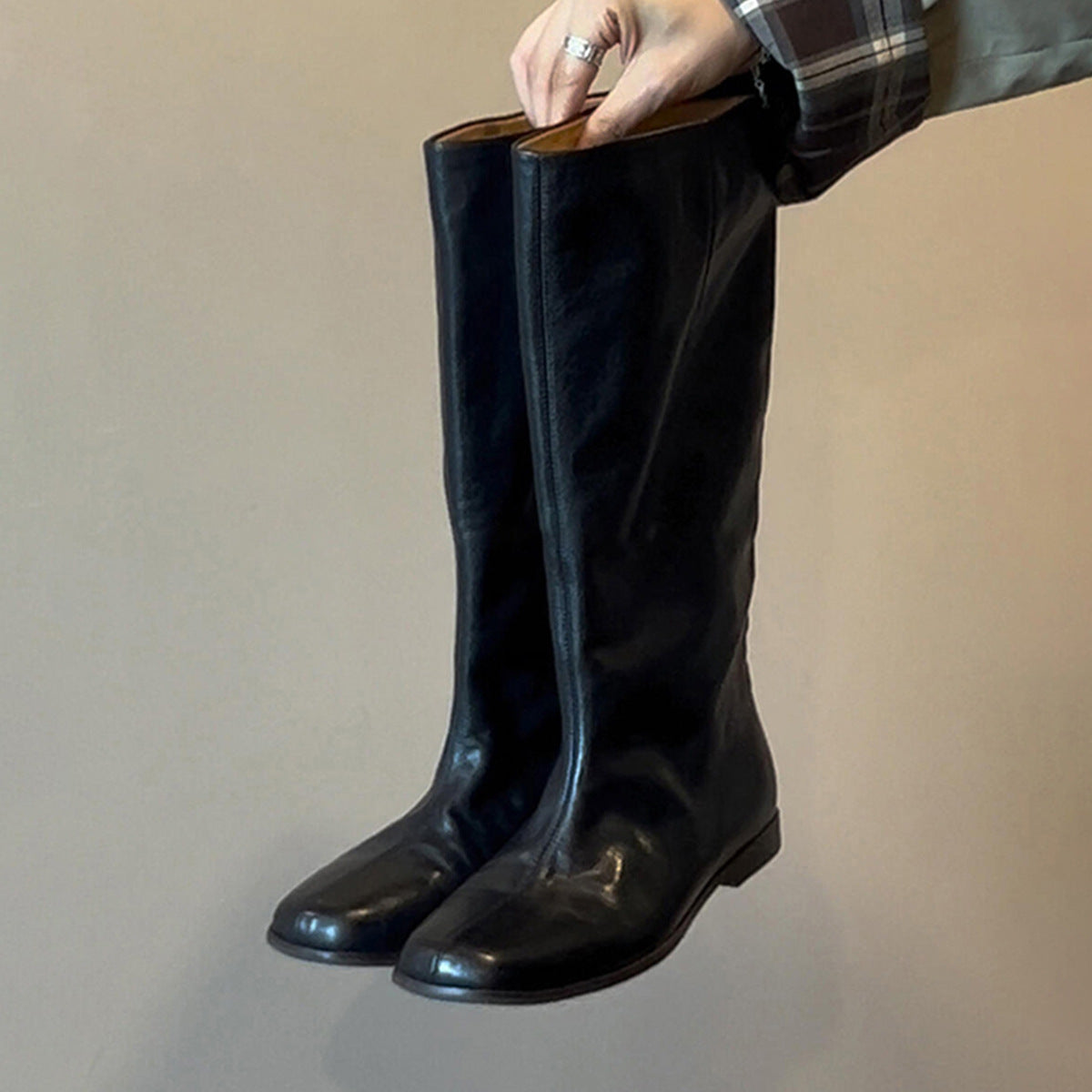 Women's Knight Wide Tube Slim Fit Slimming Boots