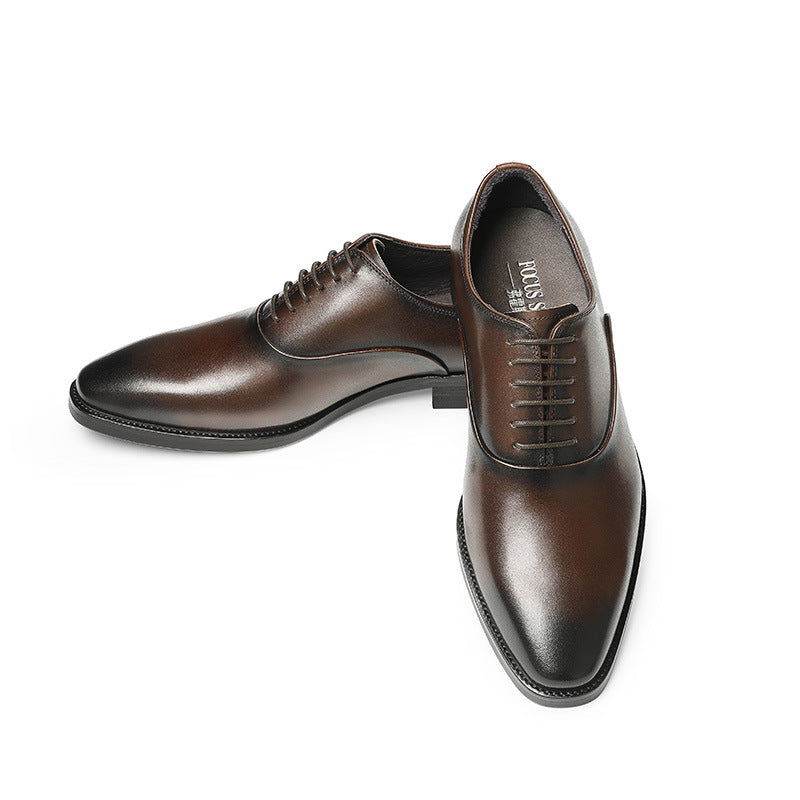 Men's Formal Wear British Style Brogue Top Leather Shoes