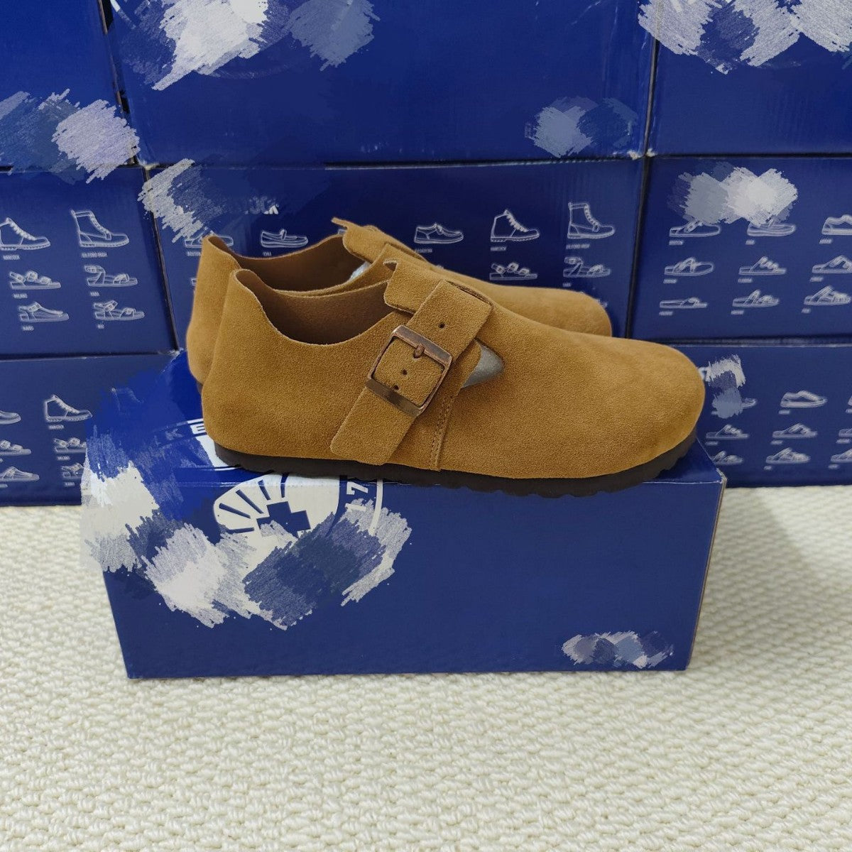 Full Cowhide Pure Source Retro Comfort Men's Casual Shoes
