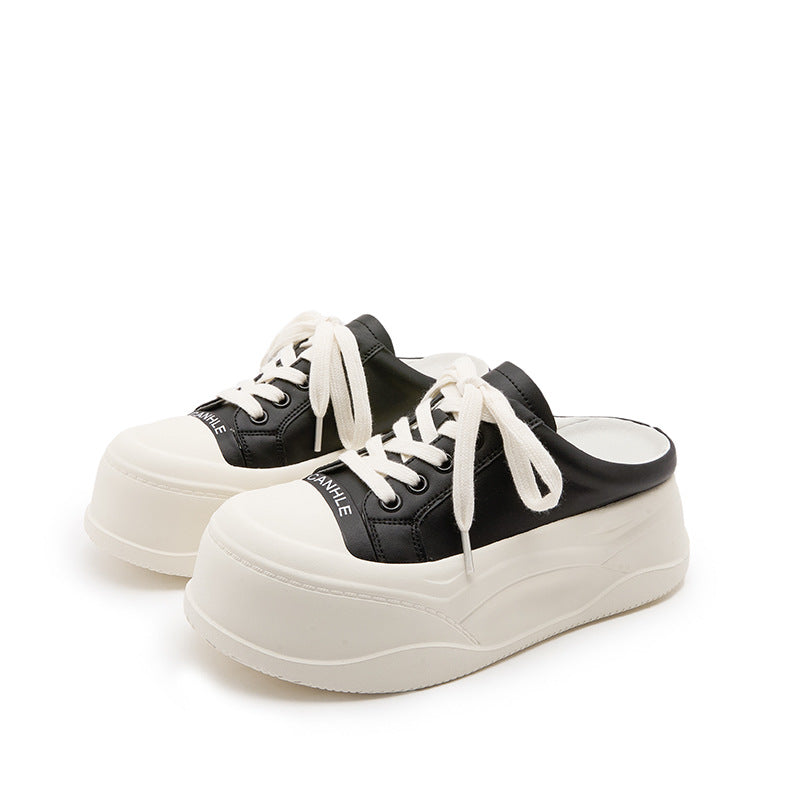 Women's Thick-soled Closed Toe Half Summer Outdoor Wear Spring Sandals