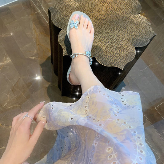 Women's Grape Mom Summer Wedge Fashion Simple Slippers