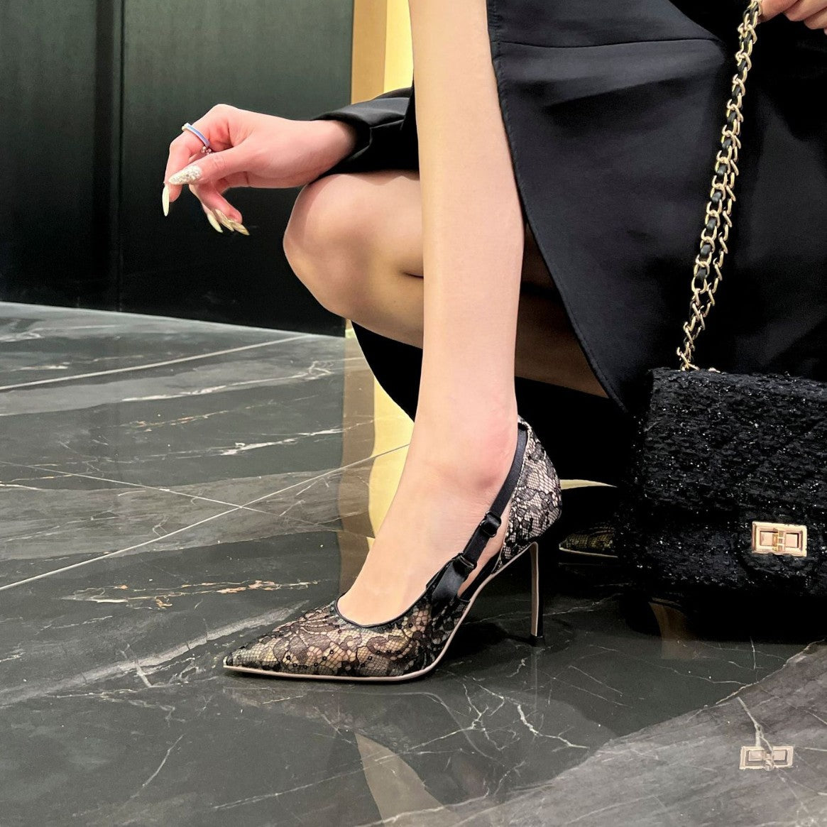 Women's Four Sexy Lace Wedding Banquet High Women's Fashion Shoes